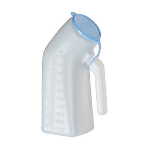 URINAL MALE W LID RETAIL 1EA RETAIL PACK